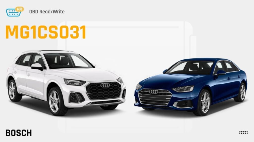 ZFLASH utökar OBD-stödet: MG1CS031 för 35/40 TFSI (2.0)