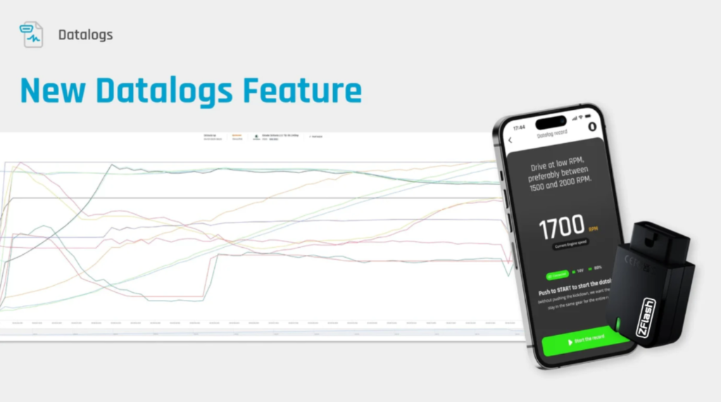 ZFLASH Introducerar Integrerad Datalogging via OBD